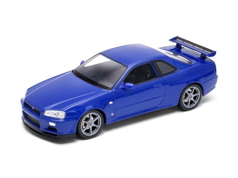 Welly Nissan Skyline GT-R 1:24 modré
